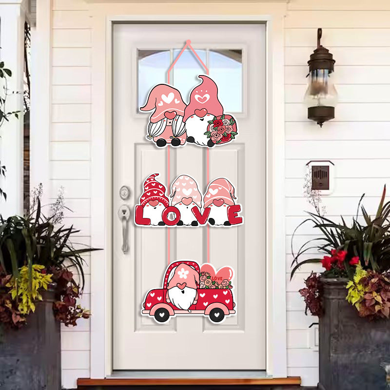 Wholesale Valentine's Day Decoration Door Hanging Love Party Hanging Decoration
